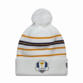 Exclusive Deal Inside Ryder Cup Europe 2025 Replica Sunday White Cuff Knit Beanie Hat