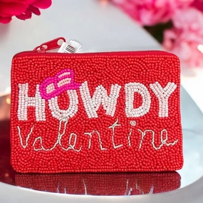 Trending Savings Now Todays Trending Deals Howdy Valentine Beaded Coin Purse In Red