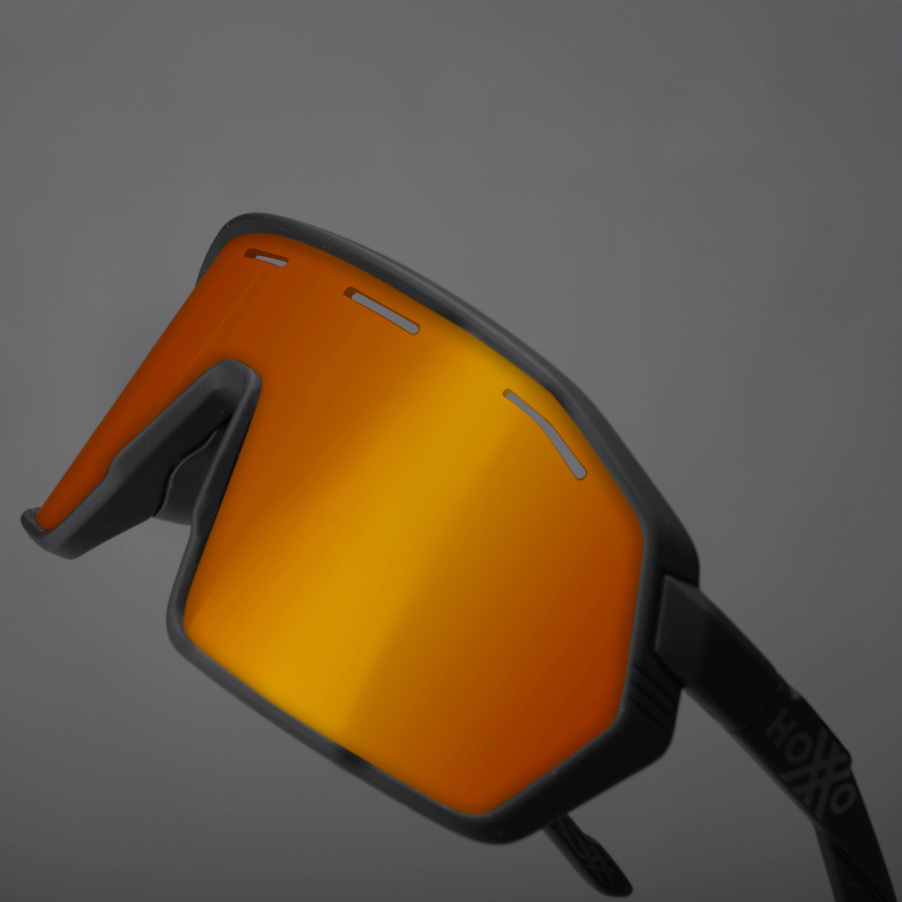 Hoxxo Tephra Air glasses orange lens - Matte black 