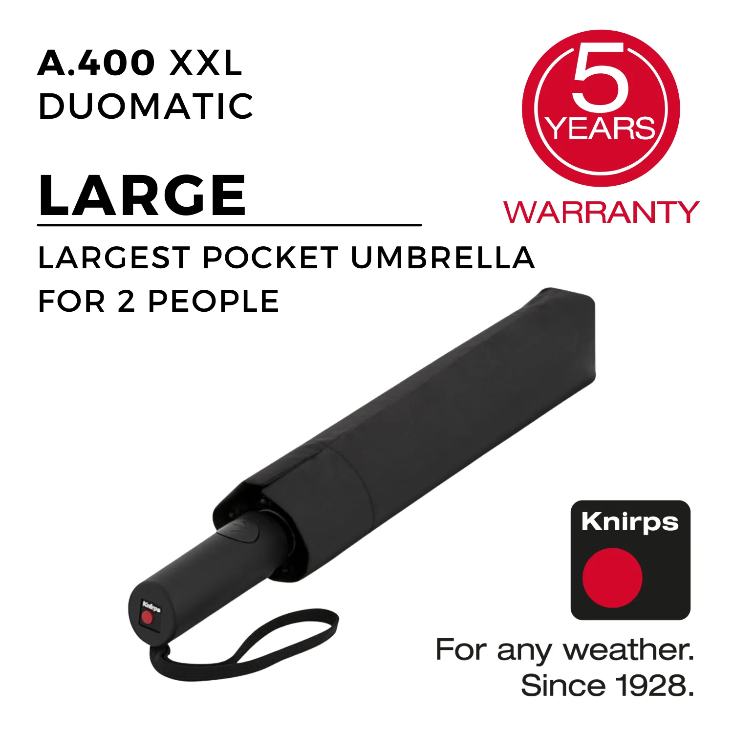 Knirps A.400 Xxl Duomatic Umbrella Limited Offer Alert