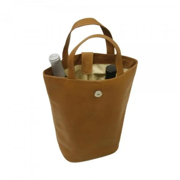 Piel Leather Double Wine Tote Limited Edition Offer