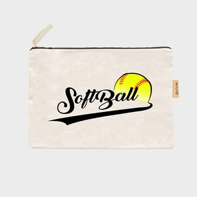 Hot Savings Alert Big Savings Alert Softball Message Cotton Canvas Eco Pouch Bag