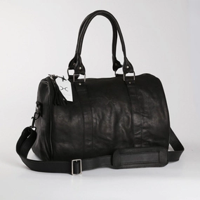 Hot Deal Alert Thandana Medium Leather Travel Duffel Bag
