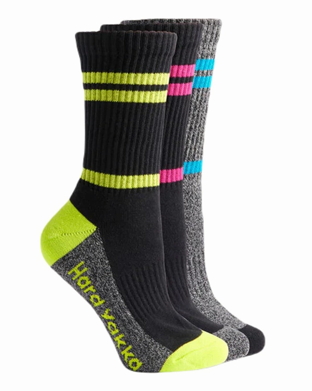 Hard Yakka Womens Crew Multi Pack Work Socks Mega Discount Today