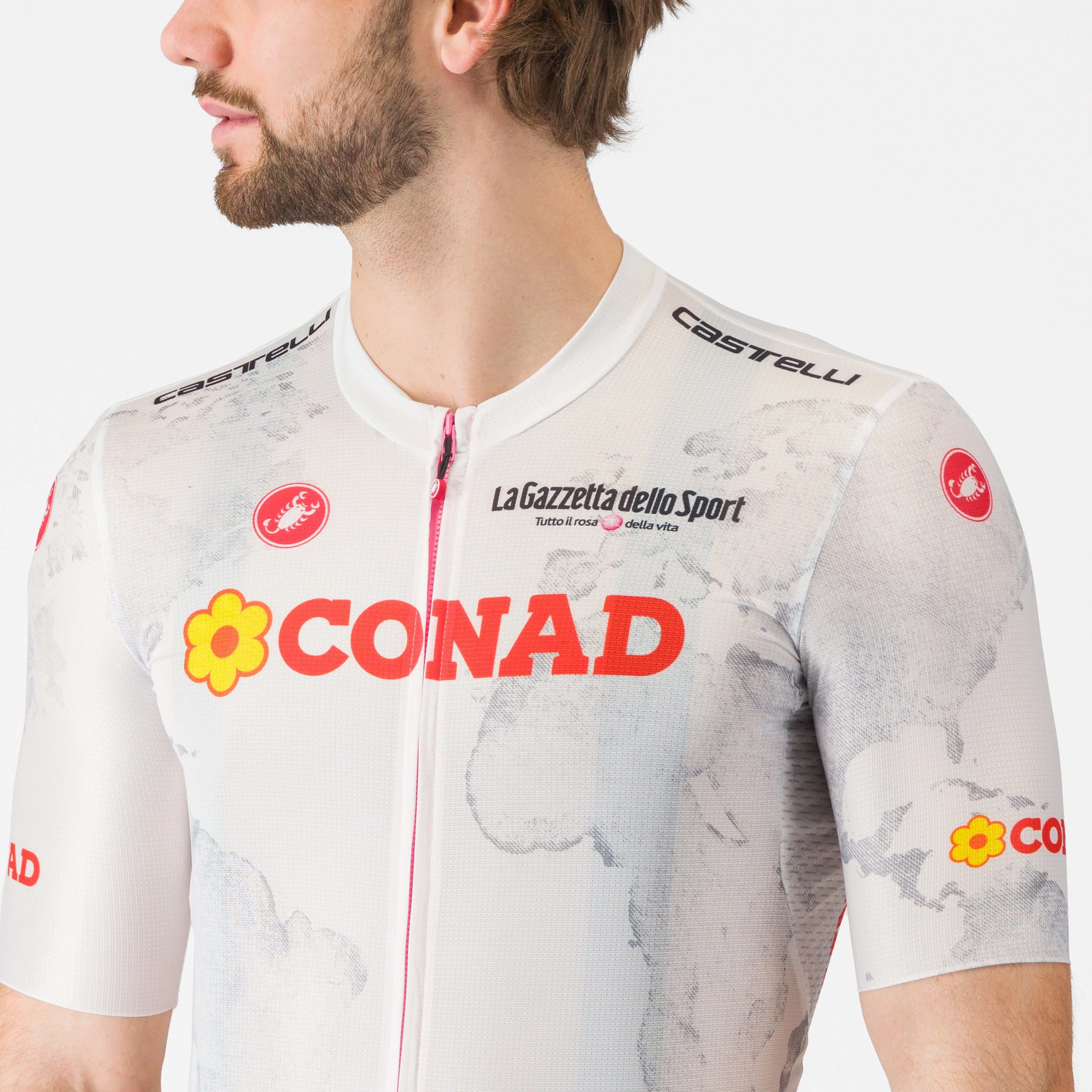 Jersey Bianca Giro d'Italia 2025 Competizione 3
