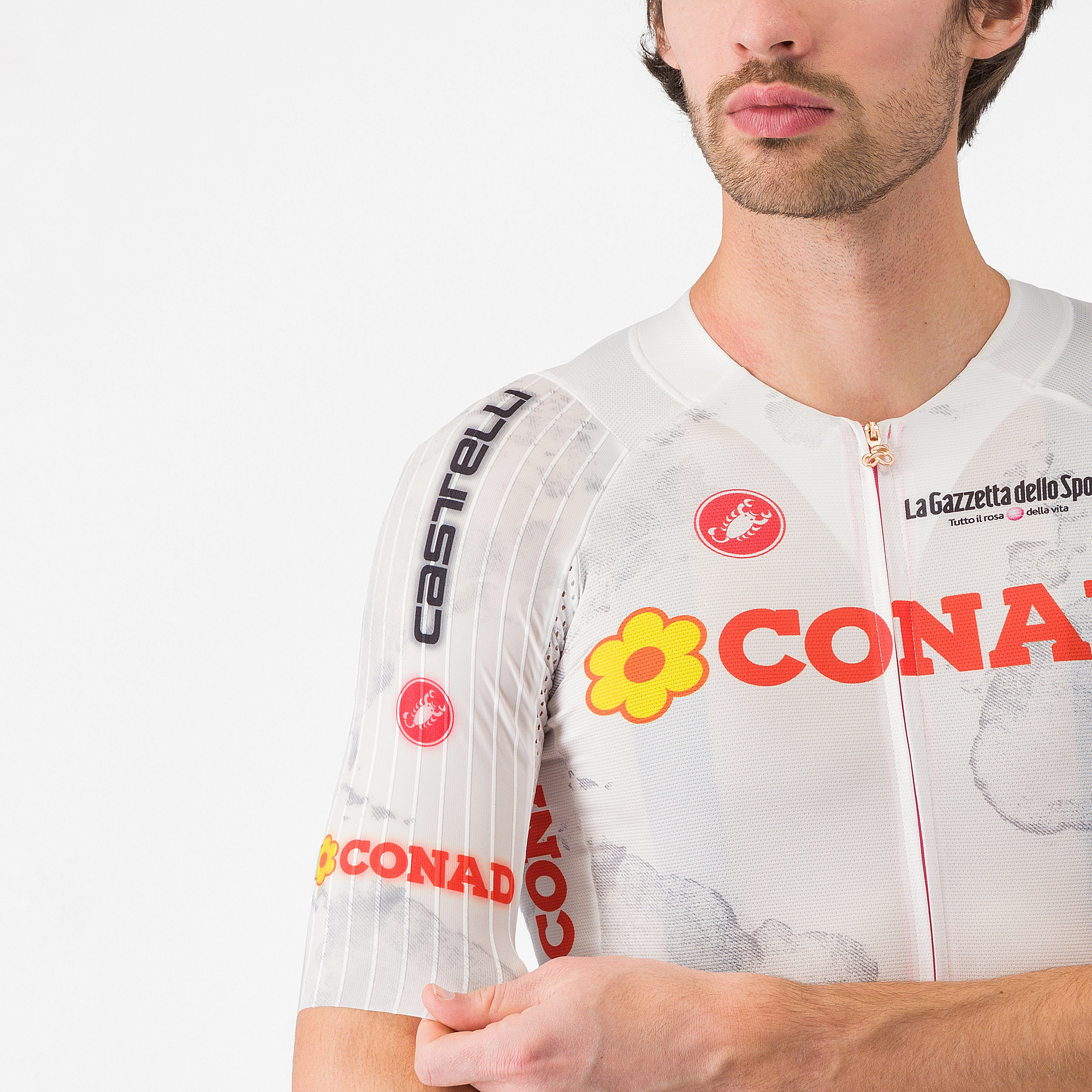 Jersey White Giro d'Italia 2025 Race 8S