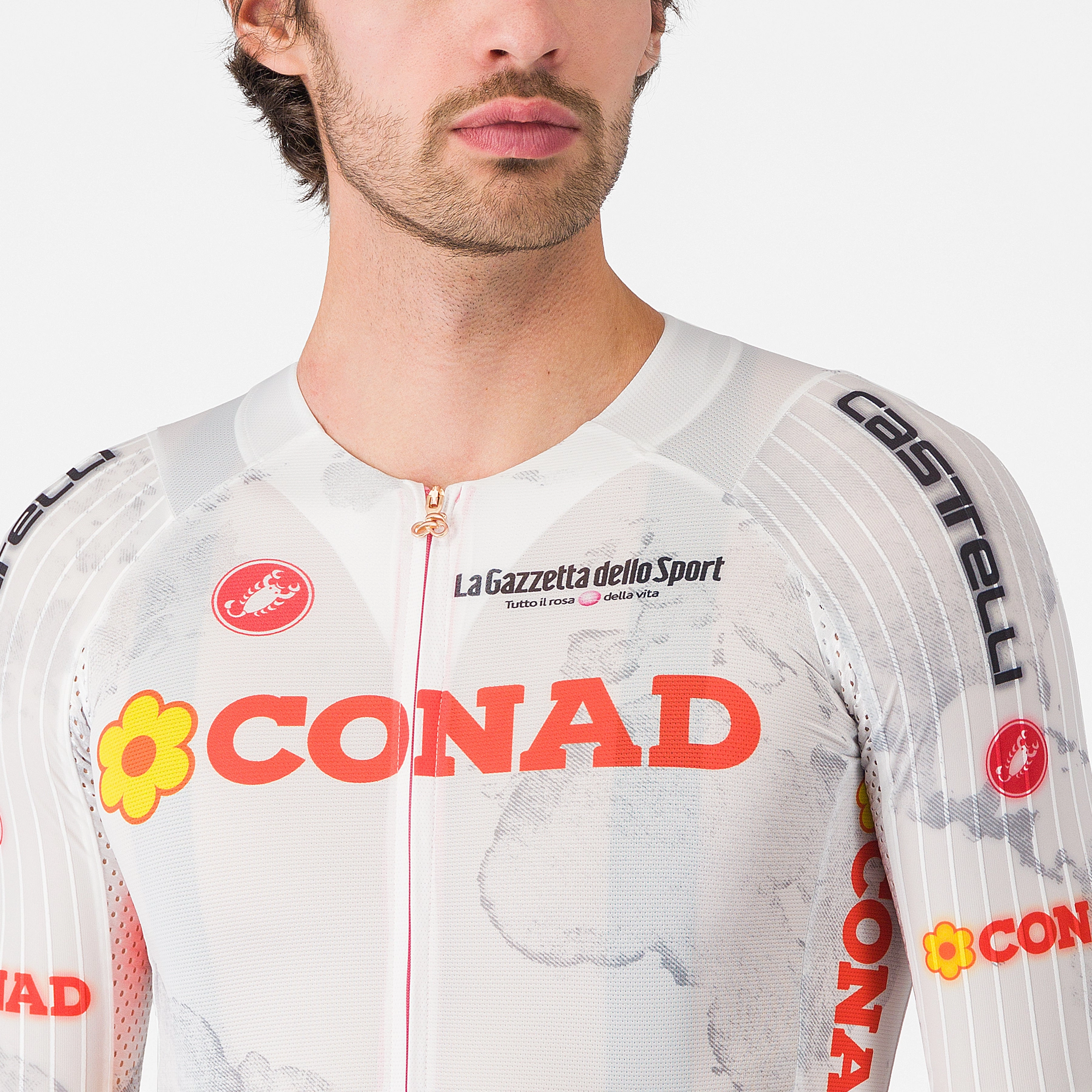 Jersey White Giro d'Italia 2025 Race 8S