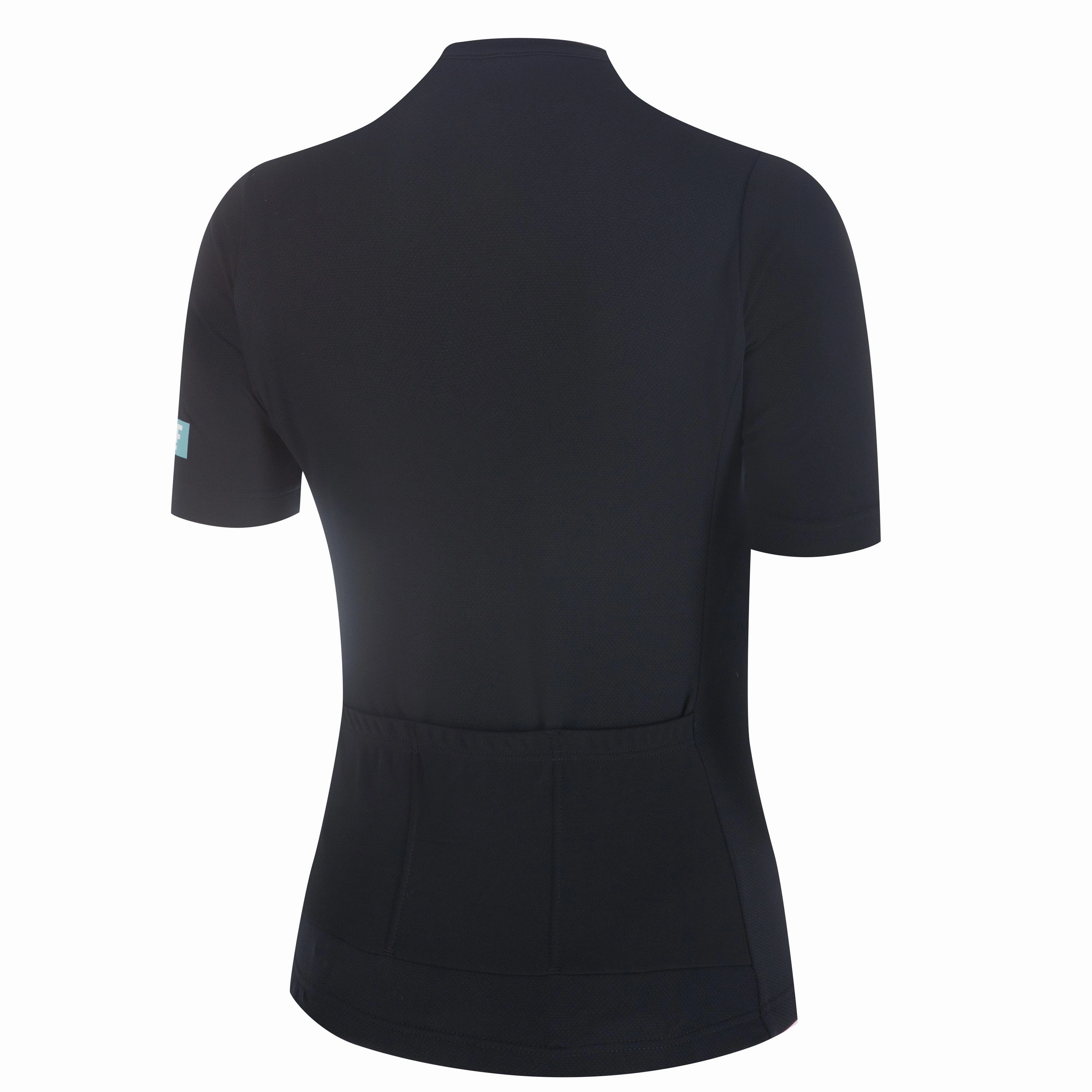 Juf Essential Solid women's short sleeve shirt - Black 