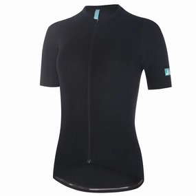 Juf Essential Solid women's short sleeve shirt - Black 