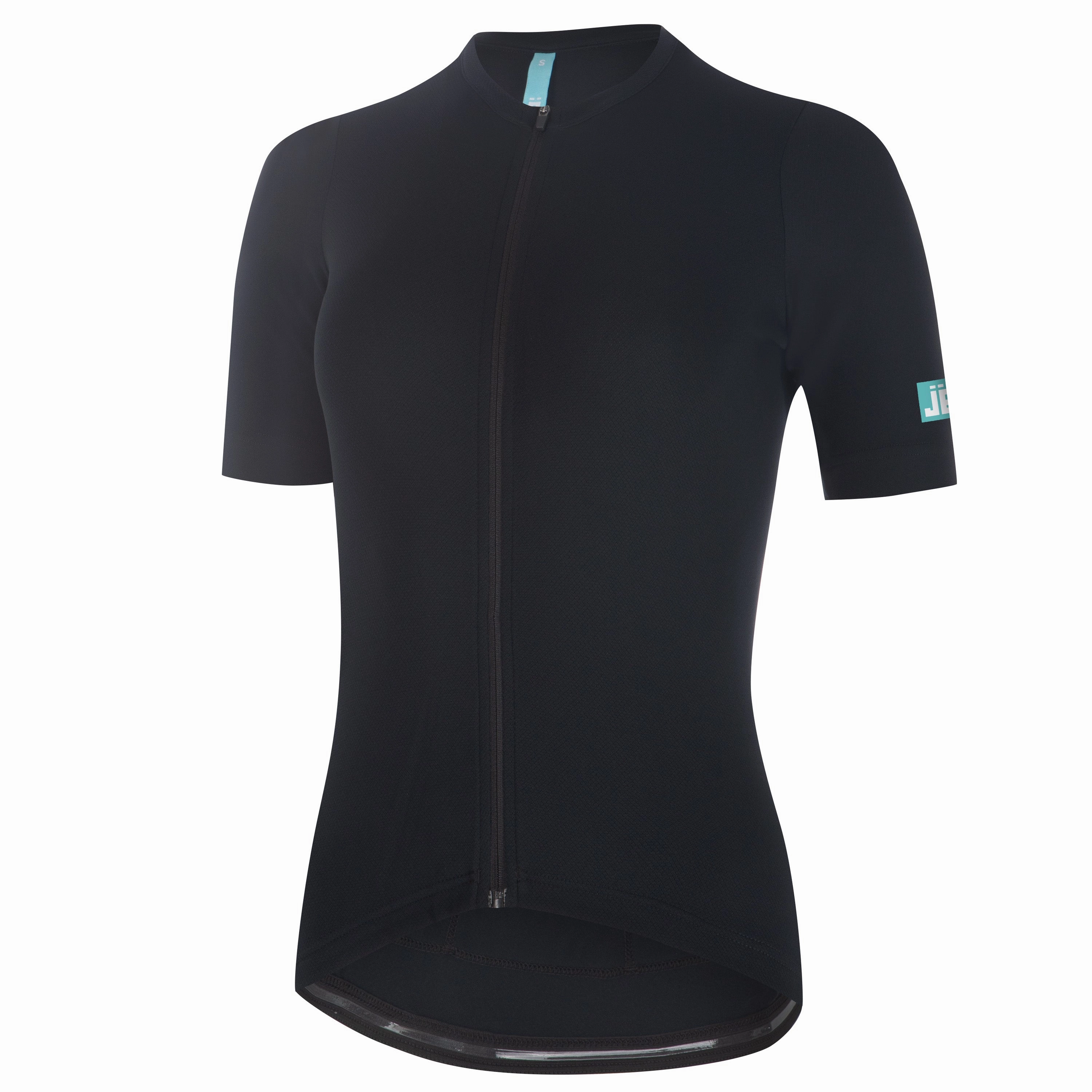 Juf Essential Solid women's short sleeve shirt - Black 