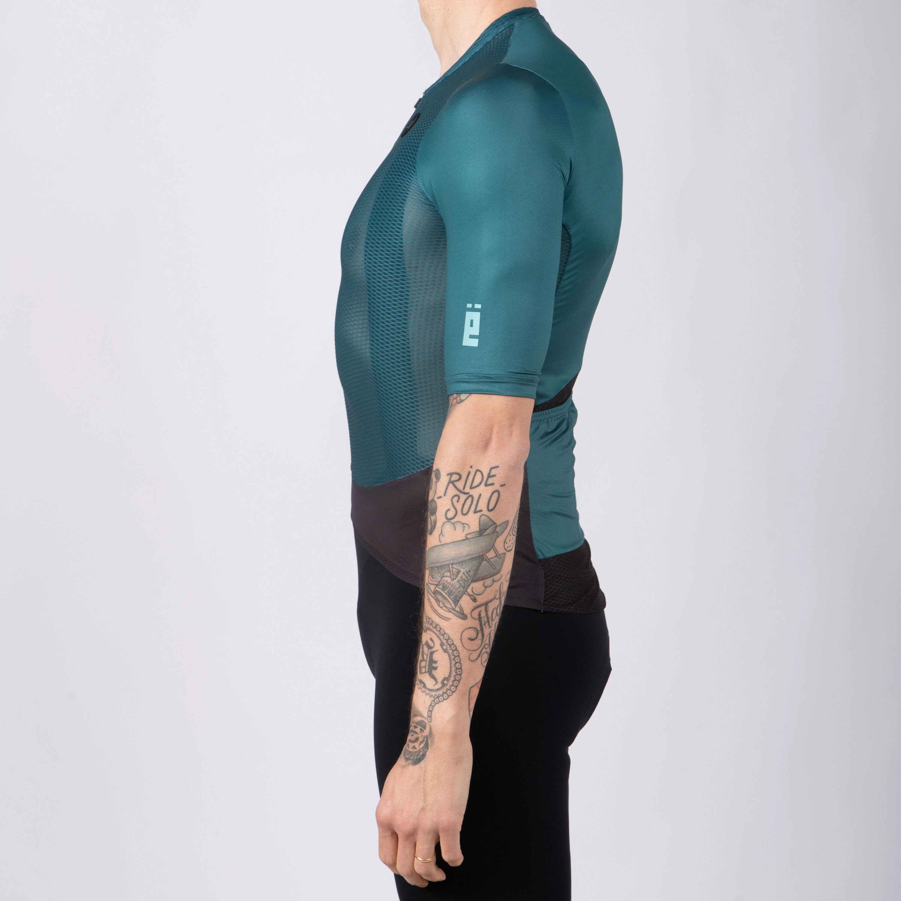 Juf Pro Climber green jersey 