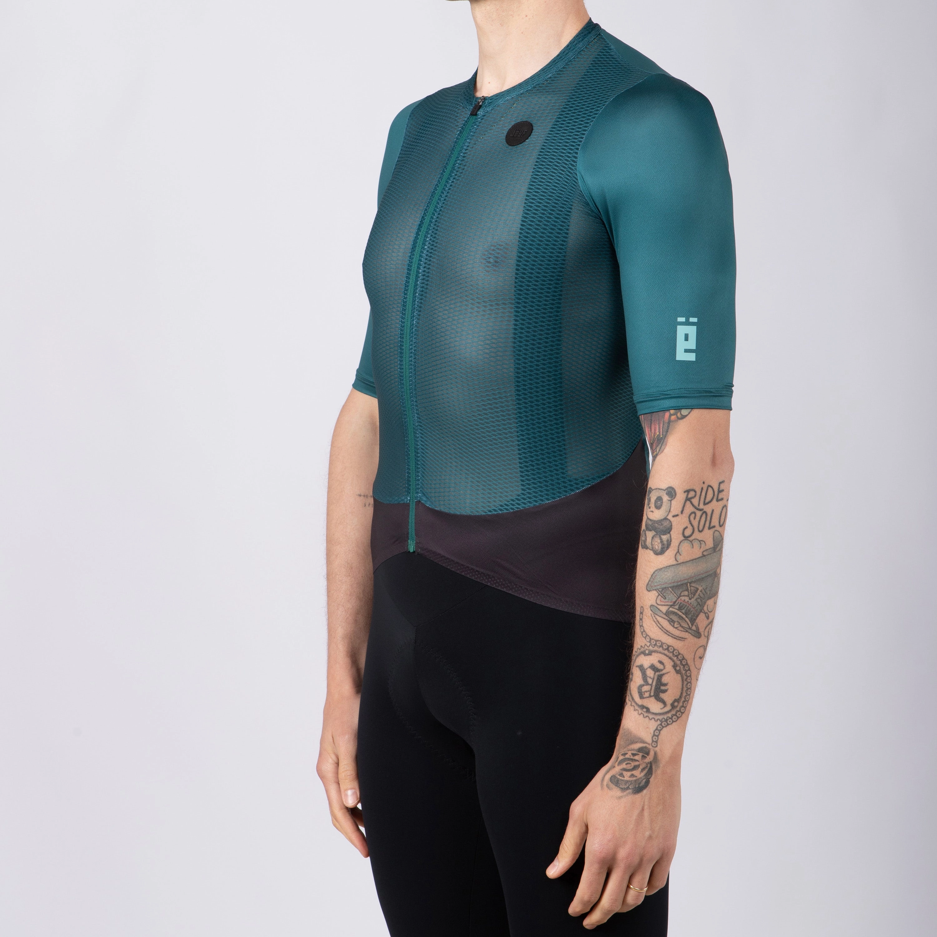 Juf Pro Climber green jersey 