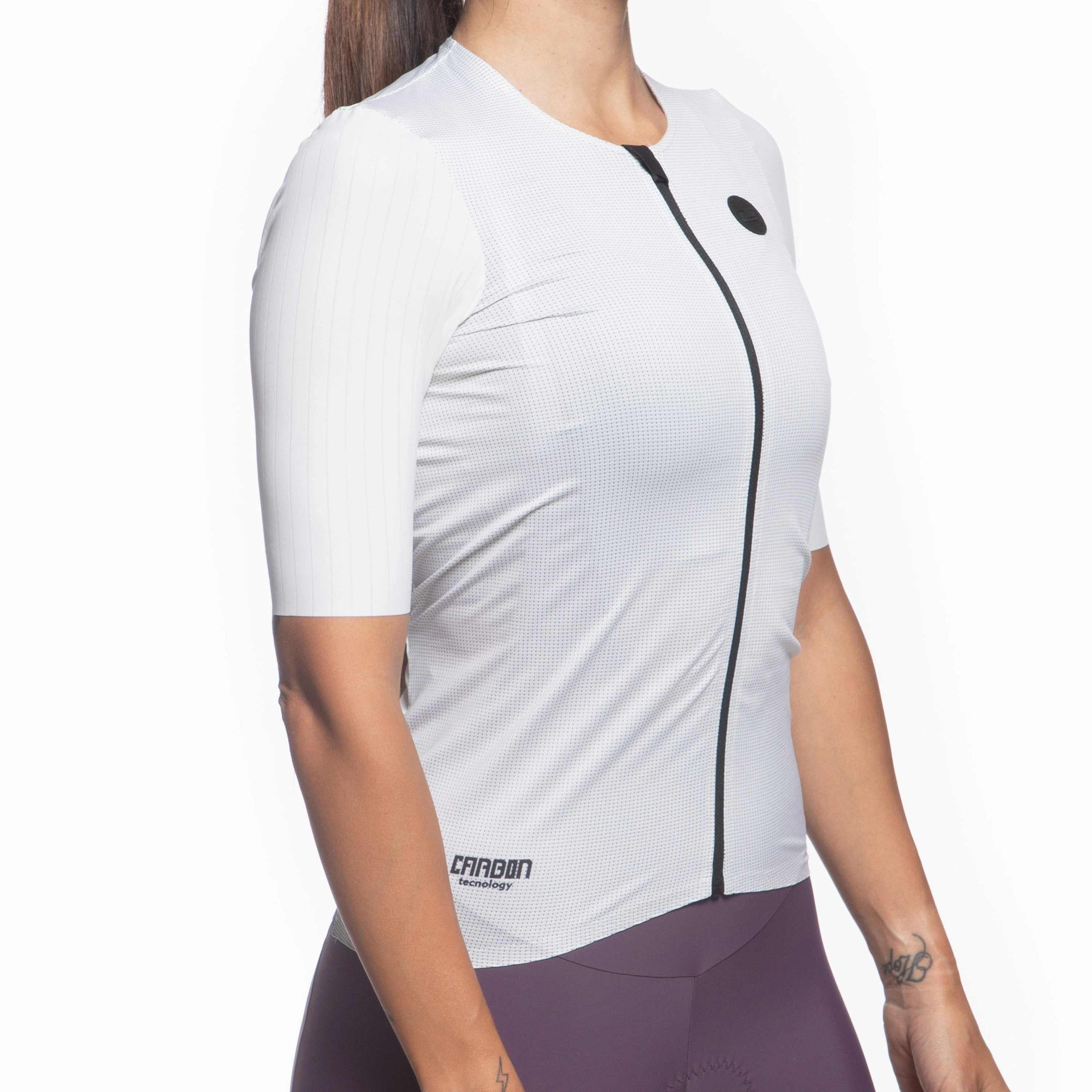 Juf Pro Race Carbon women jersey - Grey