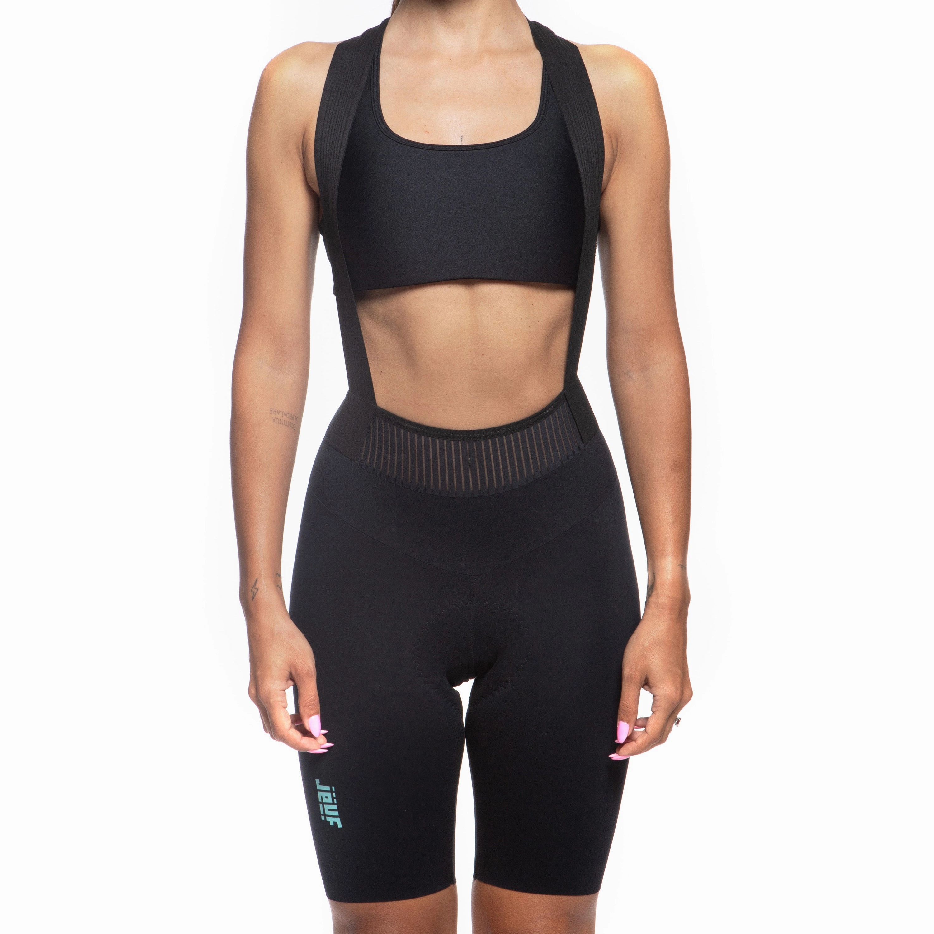 Juf Pro race women bib shorts - Black