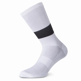 Juf Train Band Socks - Black and White 