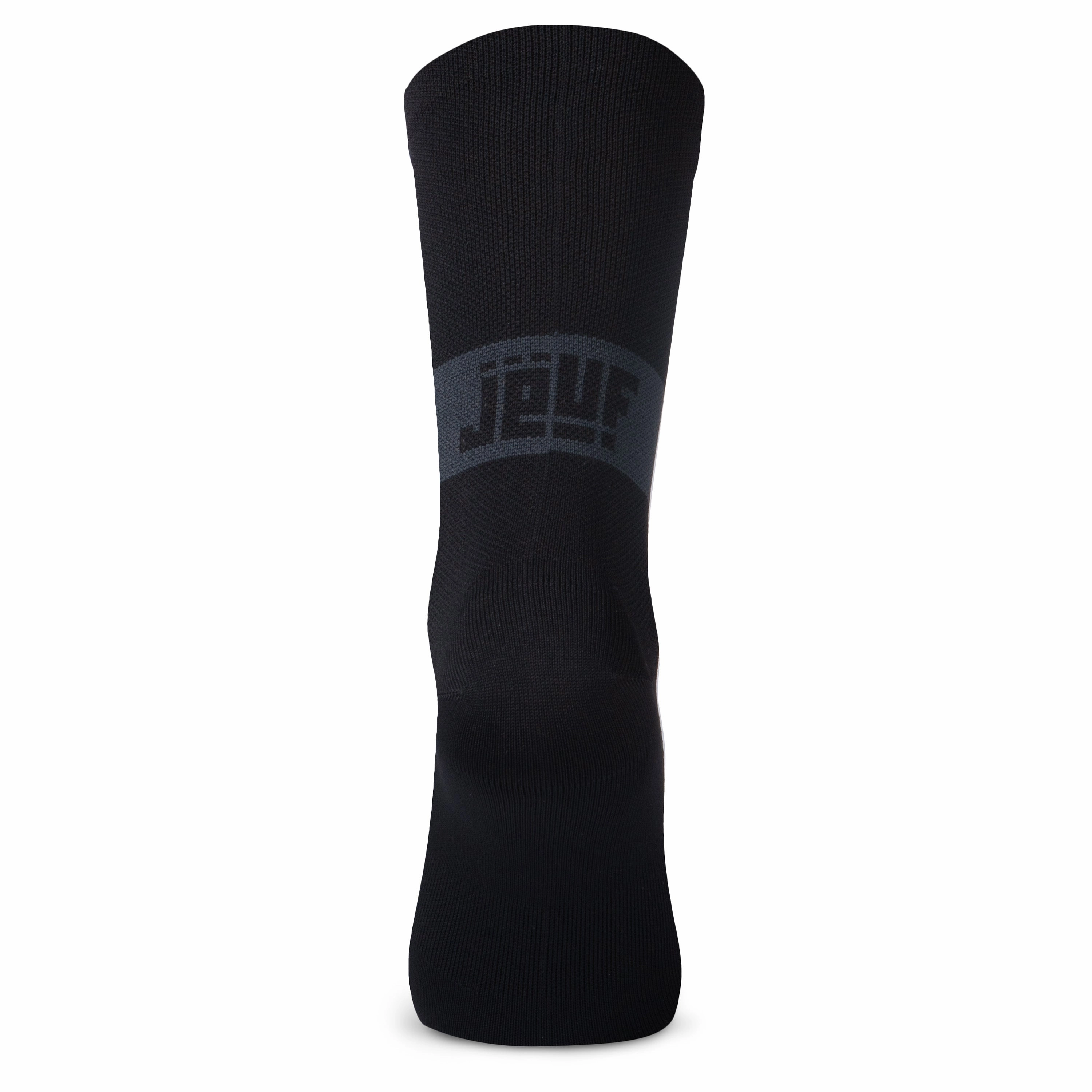 Juf Train Band Socks - Black Grey 