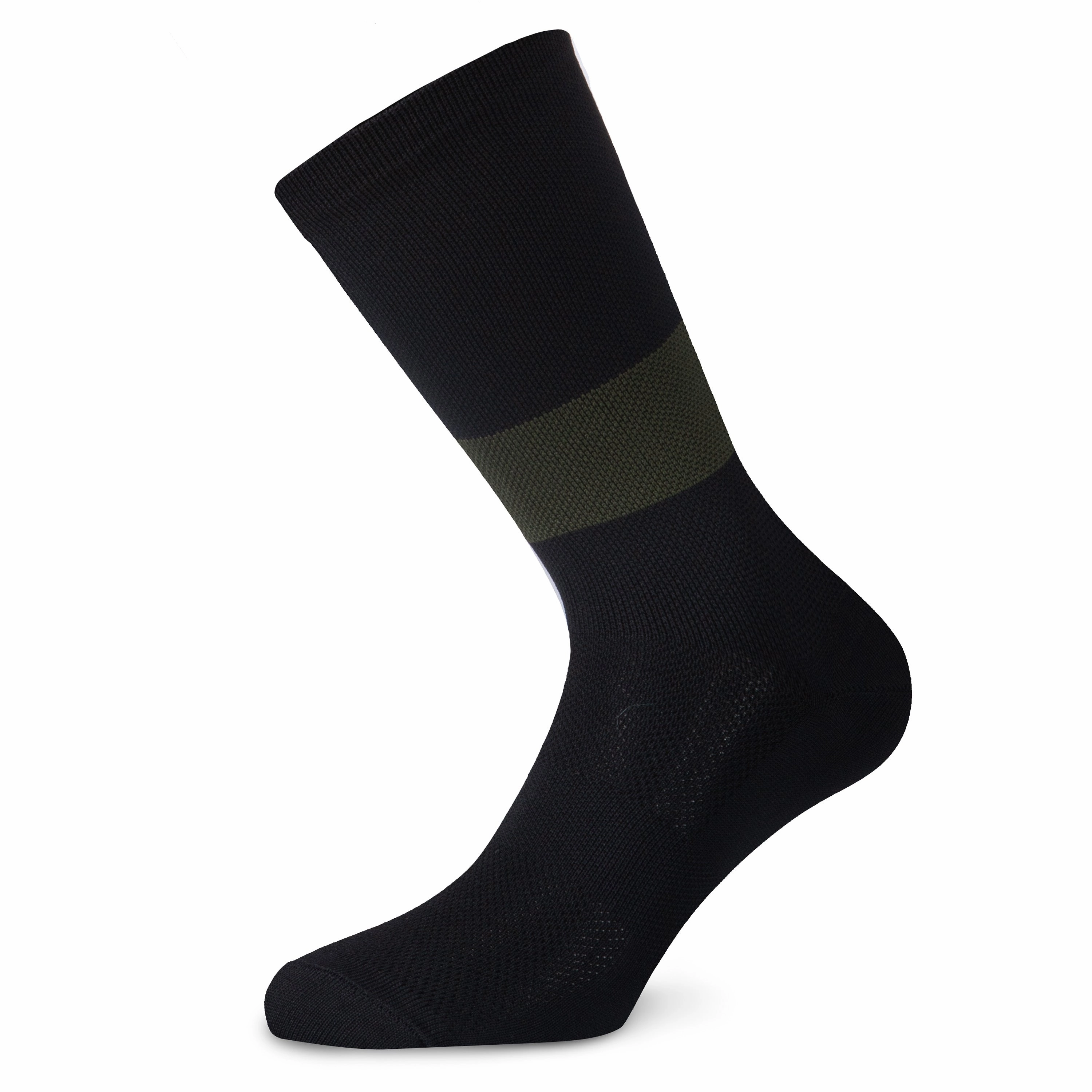 Juf Train Band Socks - Black Military Green 