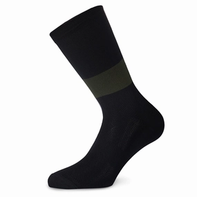 Juf Train Band Socks - Black Military Green 