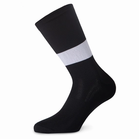Juf Train Band Socks - Black white 
