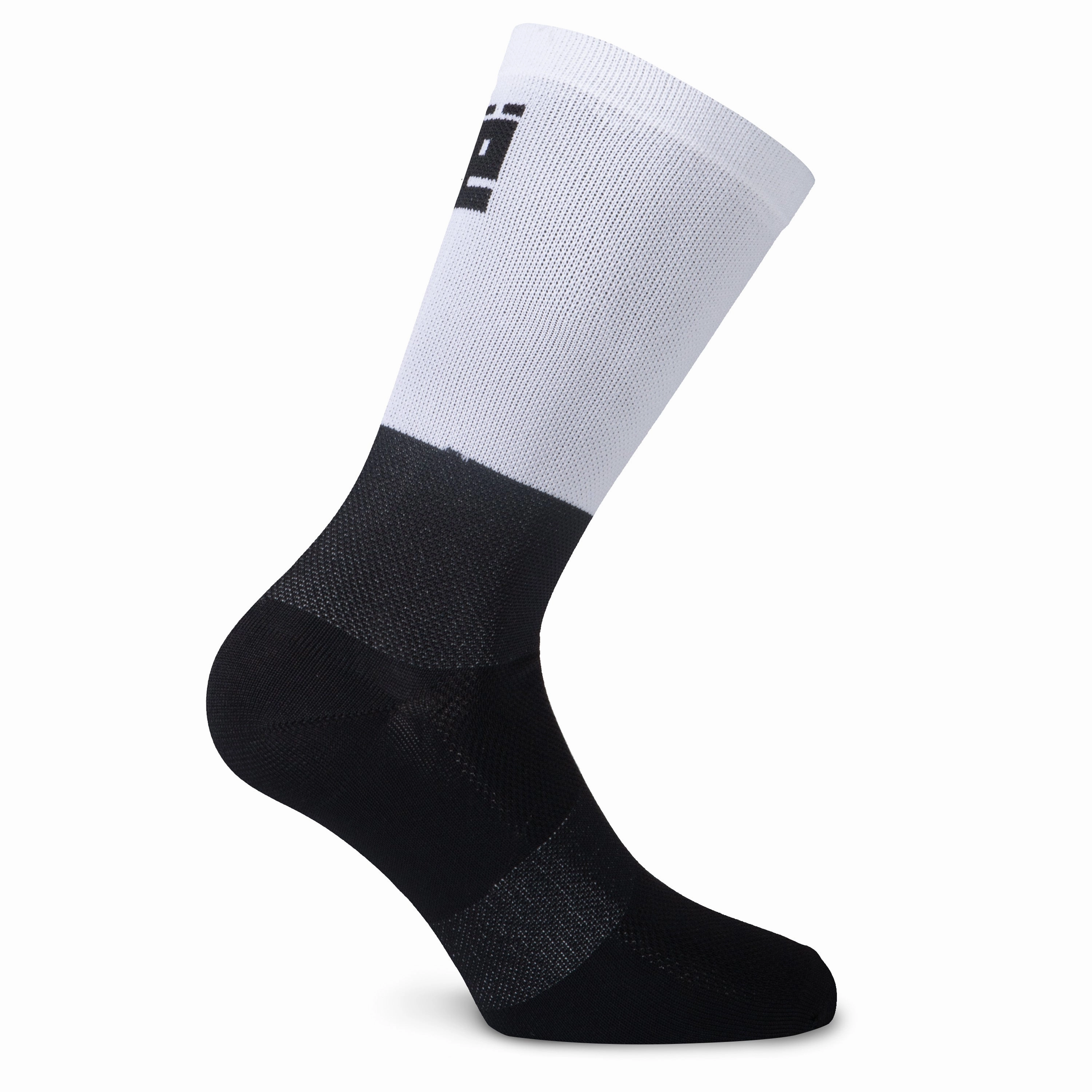 Juf Train Logo Socks - Black White 