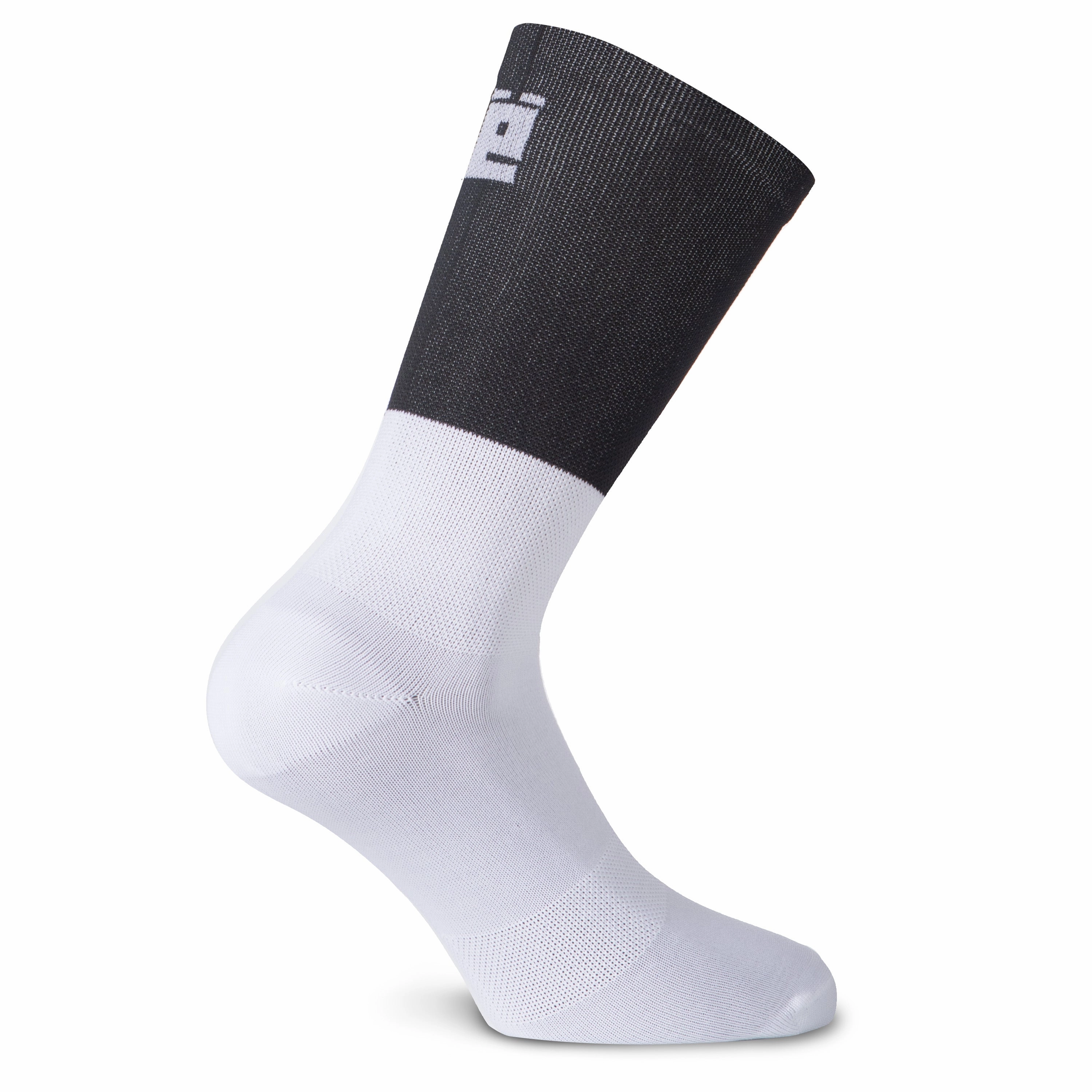 Juf Train Logo Socks - Black white 