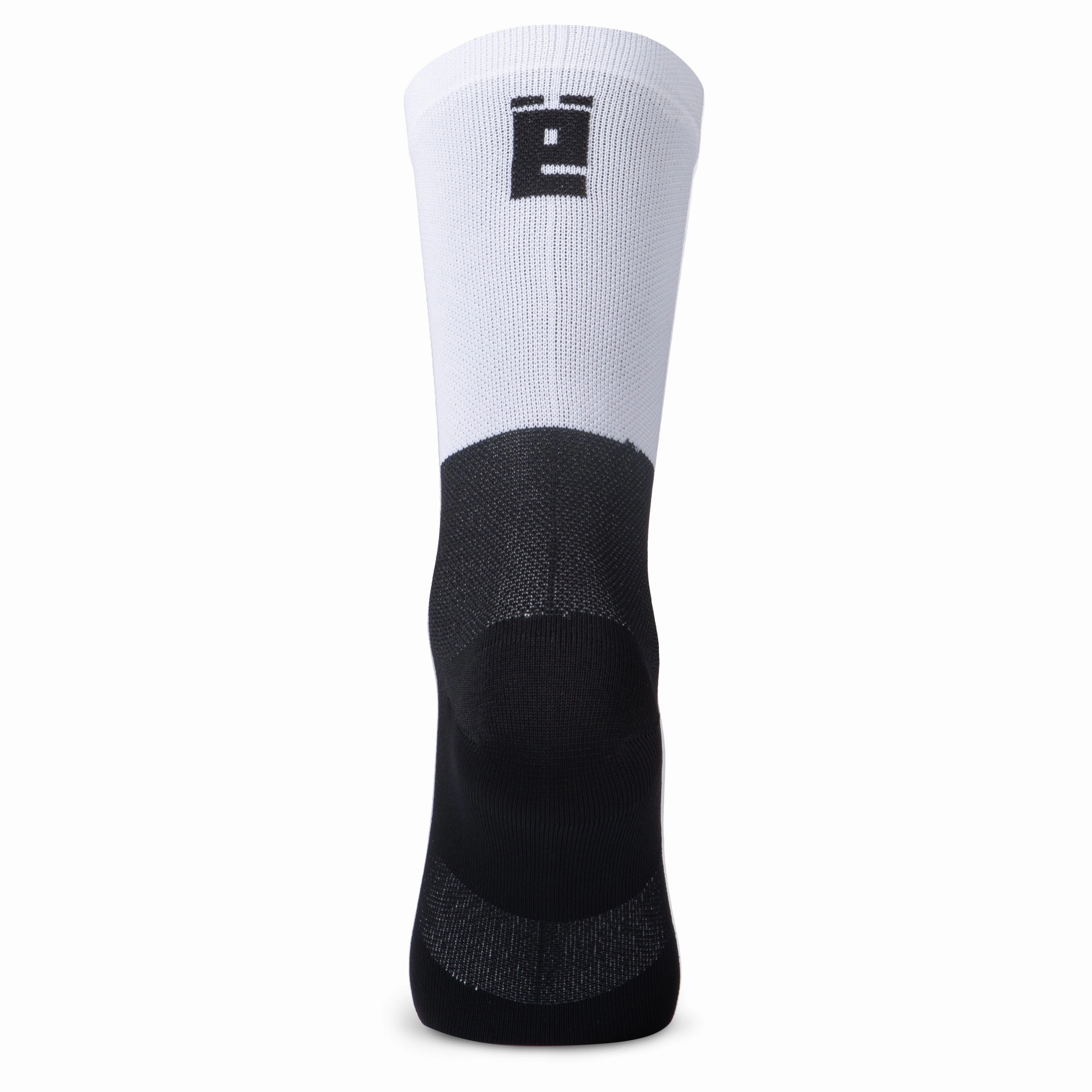 Juf Train Logo Socks - Black White 