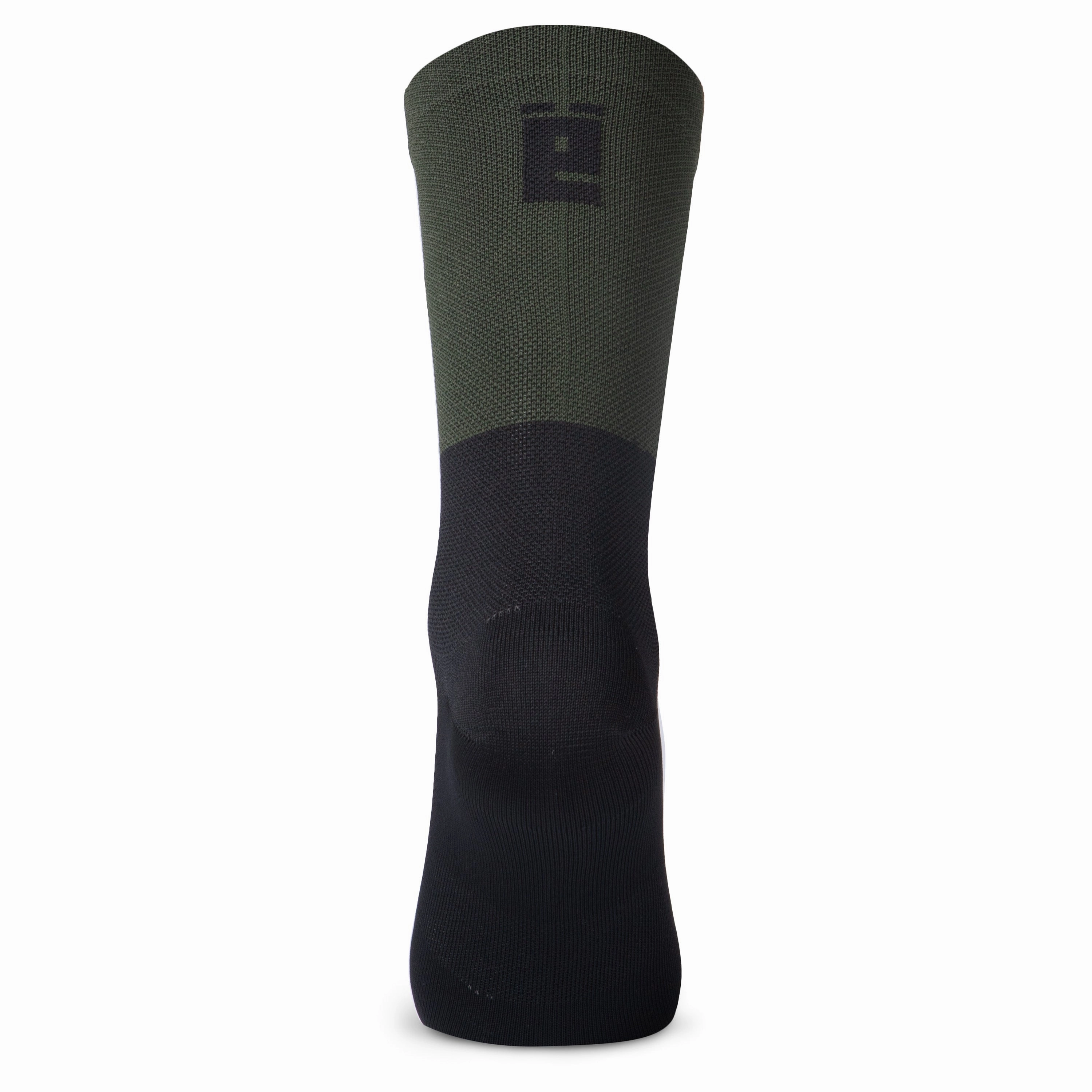 Juf Train Logo Socks - Green Black 
