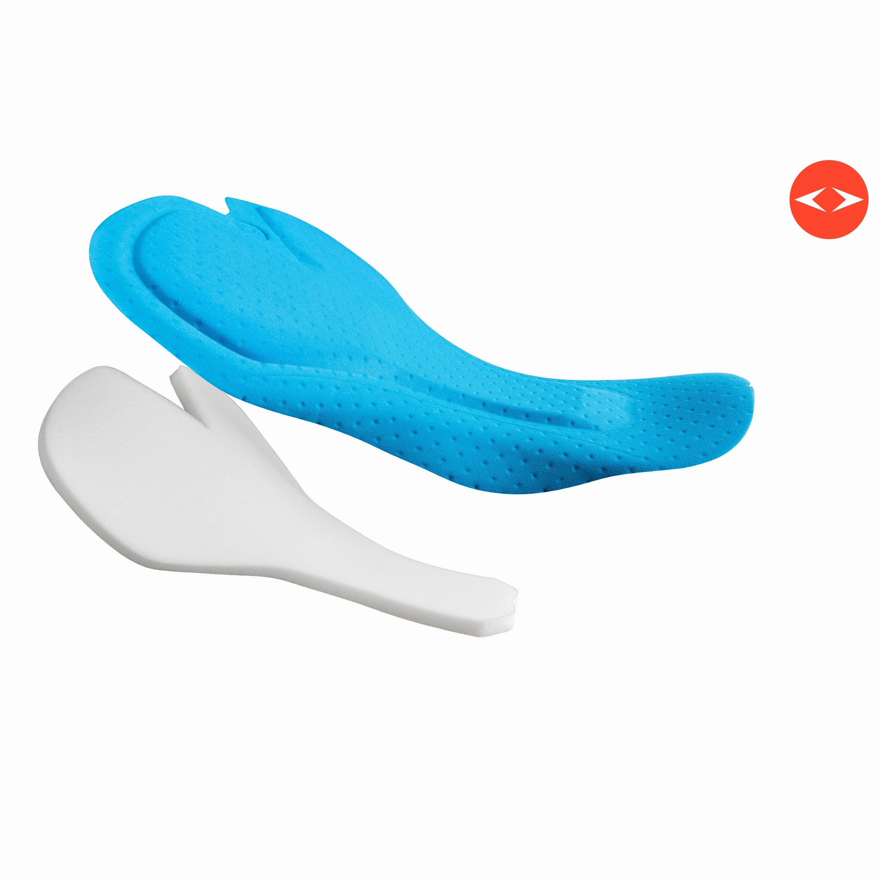 Juf Train women bib shorts - Light blue