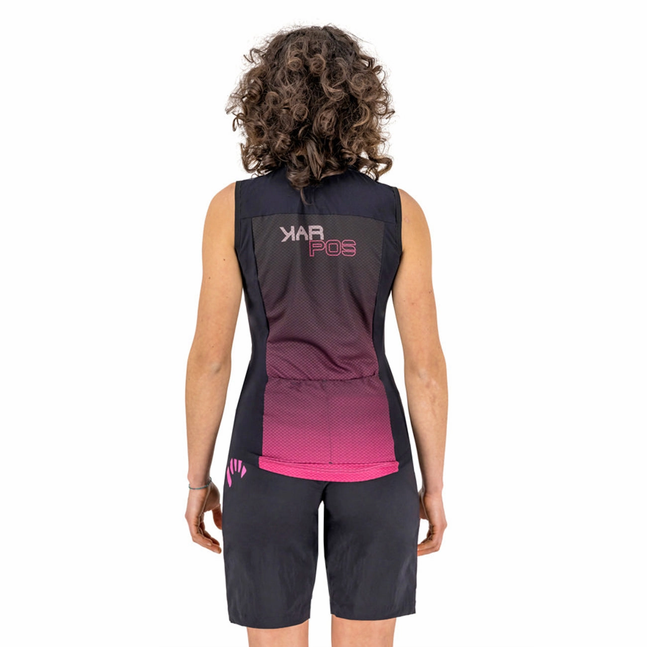 Karpos verve Evo women sleeveless jersey - Black pink