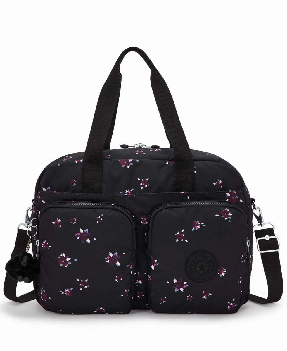 Dont Wait Save Today Hot Offer Inside Kipling Defea Extra Large Printed Weekender Duffle Bag - Night Flower