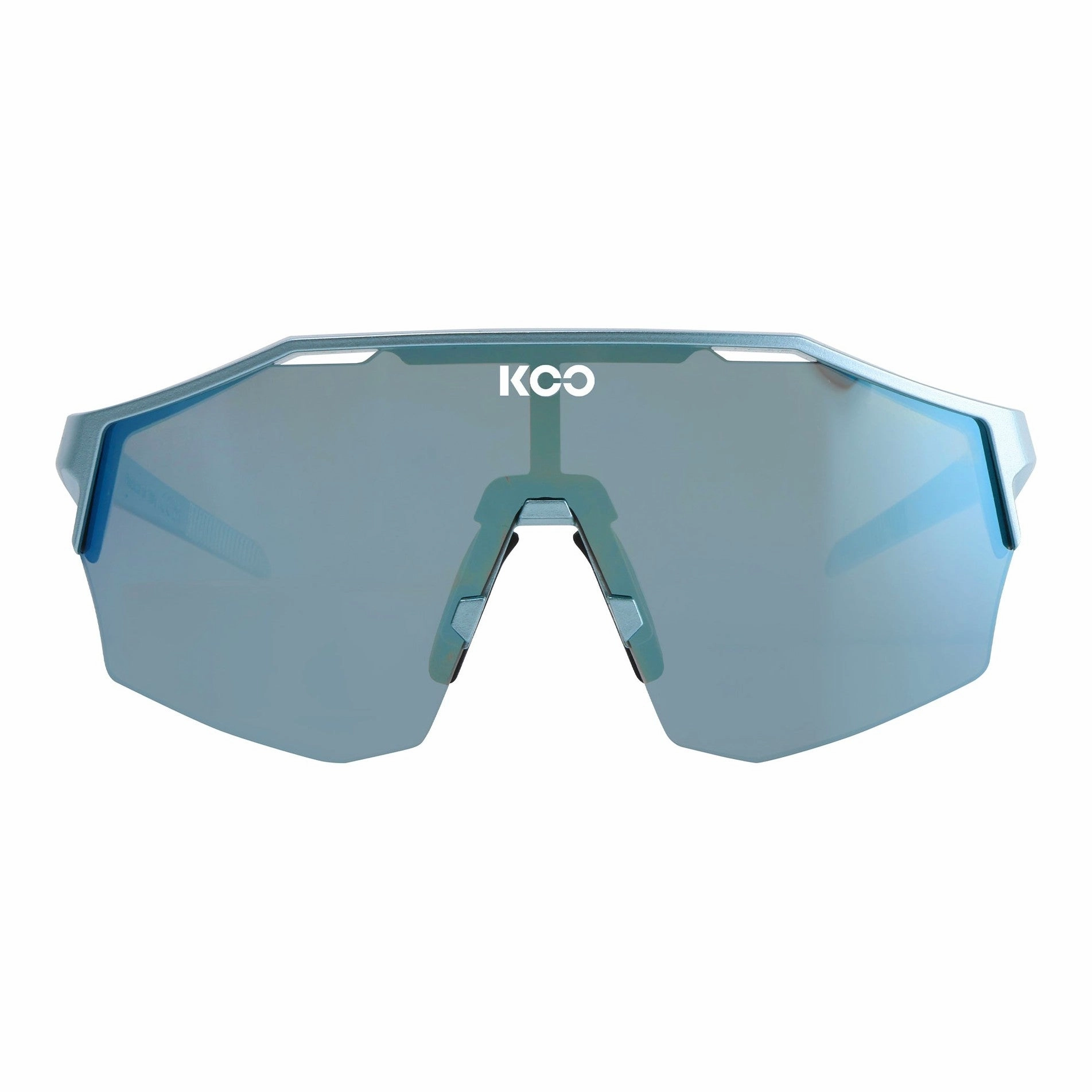KOO Alibi Galaxy glasses - Metallic Light Blue Super Blue Mirror