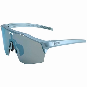 KOO Alibi Galaxy glasses - Metallic Light Blue Super Blue Mirror