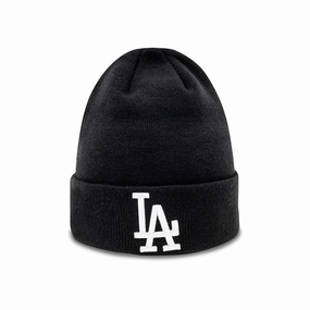 La Dodgers Essential Black Cuff Beanie Hat Today Only Discount GiftWorthy Sale