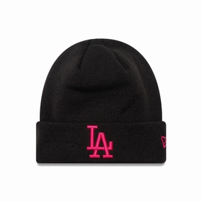 La Dodgers League Essential Black Cuff Knit Beanie Hat Exclusive Savings Event