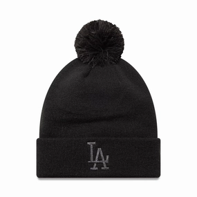 Weekend Specials La Dodgers Womens Mlb Metallic Black Cuff Knit Beanie Hat