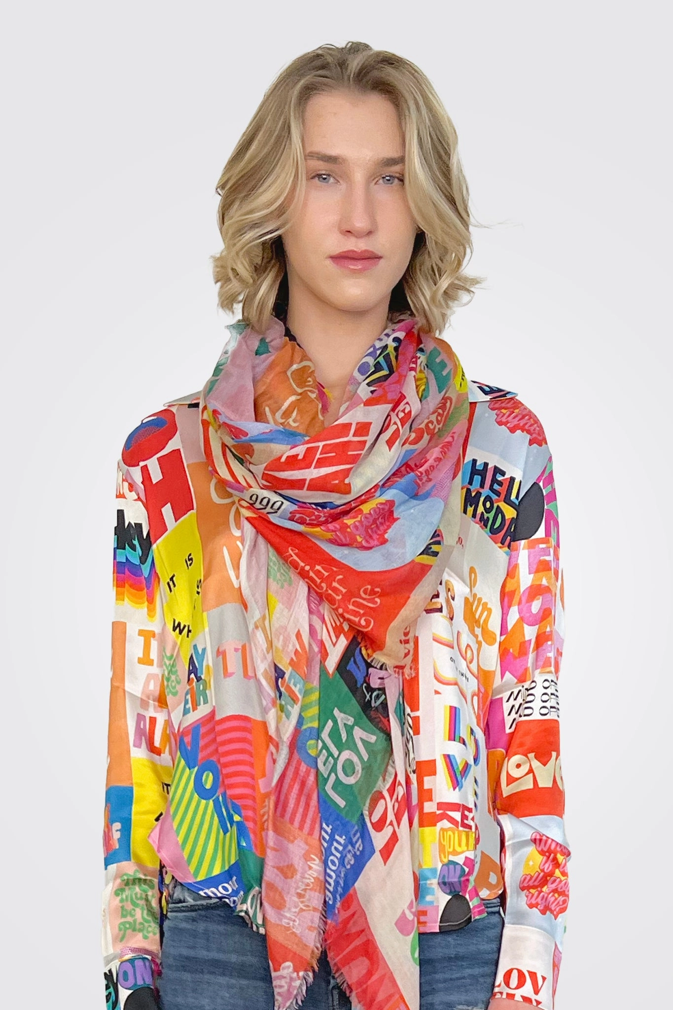 Todays Hot Pick Large Scarf - Bla Bla