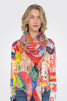 Todays Hot Pick Large Scarf - Bla Bla