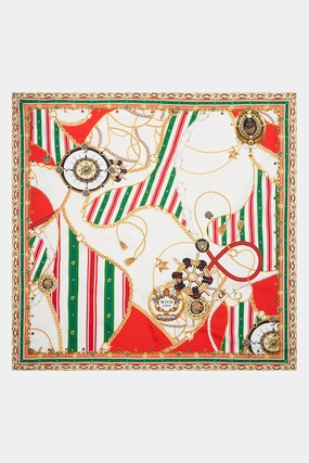 Exclusive Deal Inside Large Square Scarf - Saluti Summertime