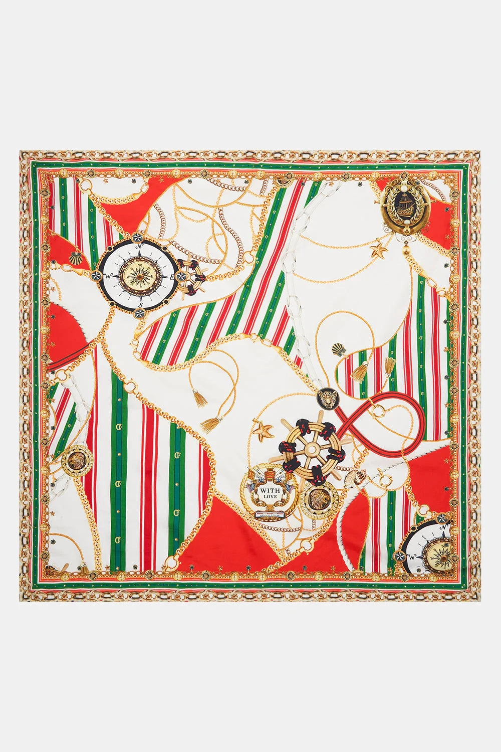 Exclusive Deal Inside Large Square Scarf - Saluti Summertime