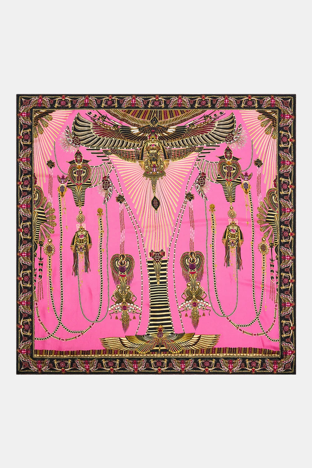 Large Square Scarf - Song Of The Scarab Deal Frenzy Today