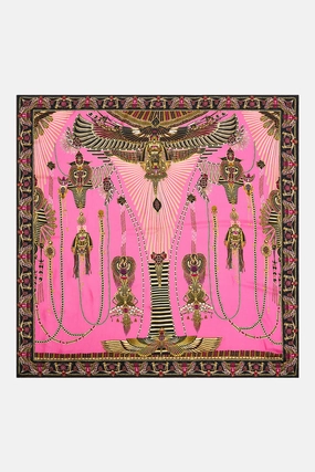 Large Square Scarf - Song Of The Scarab Deal Frenzy Today