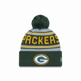 Dont Miss Todays Deal Green Bay Packers Nfl Pom Wordmark Dark Green Bobble Knit Beanie Hat