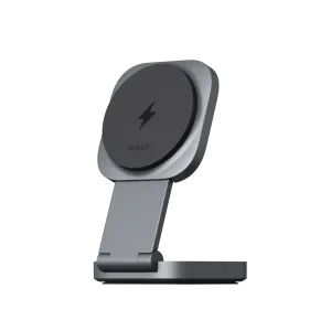 Save More Now Lc-Mc211 Magfusion L Qi2 2-In-1 Foldable Magnetic Fast Wireless Charging Station