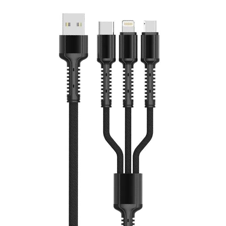 Ldnio 3-In-1 Usb Charging Cable (1.2M) Clearance Event Today Only Discount Alert