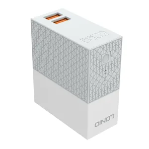 Today Only Offer Exclusive Holiday Deal Ldnio Travel Charger With Dual Usb And 5200Mah Powerbank