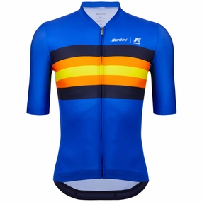 Le Vrai Jersey Santini x K-WAY - Blue