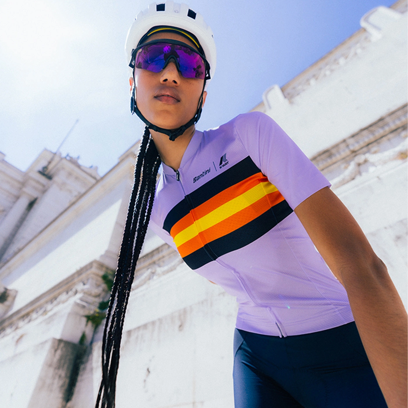 Le Vrai Jersey Santini x K-WAY - Blue