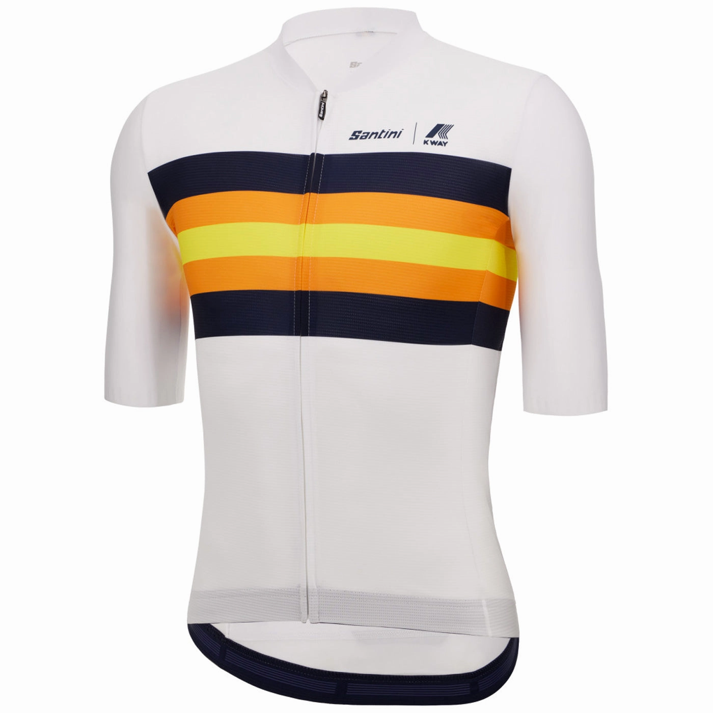 Le Vrai Jersey Santini x K-WAY - White