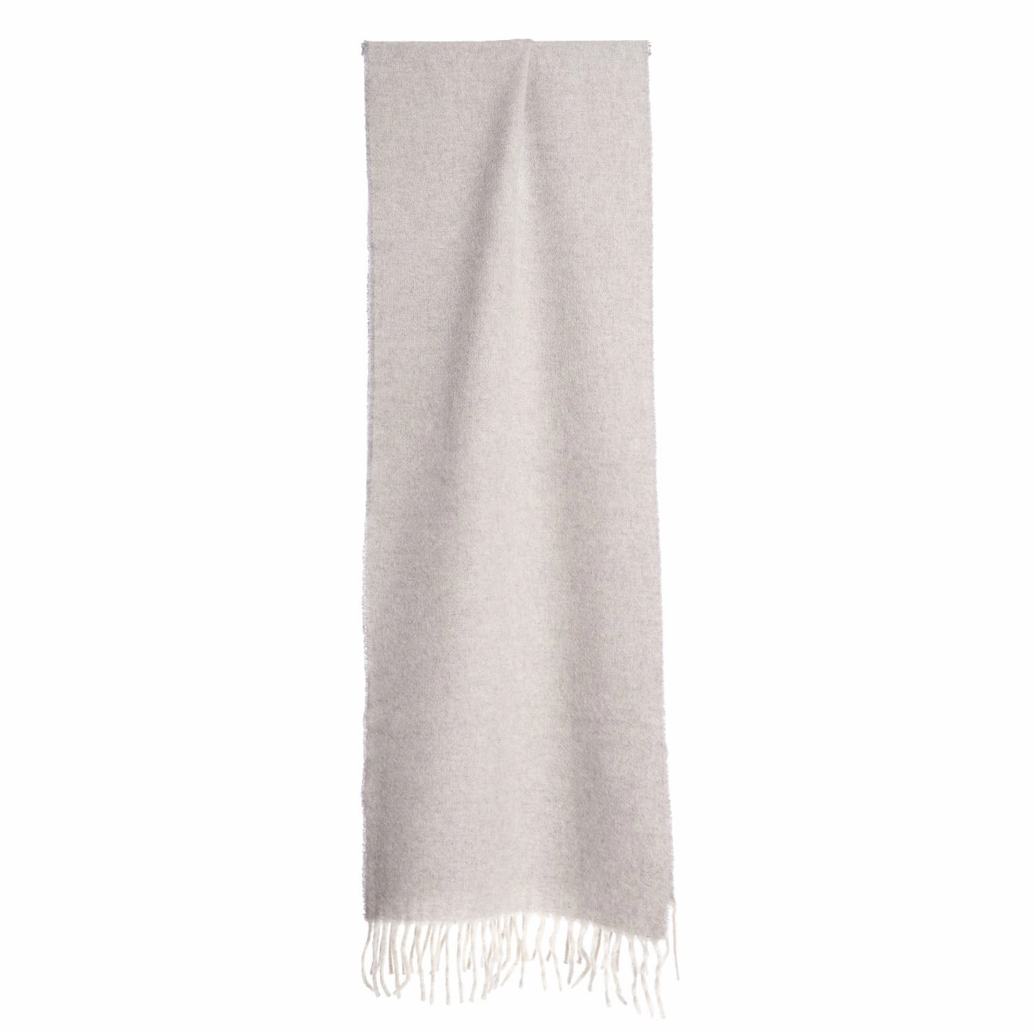 MustHave Deals Flash Discount Today Light Grey And White Double-Face Scarf
