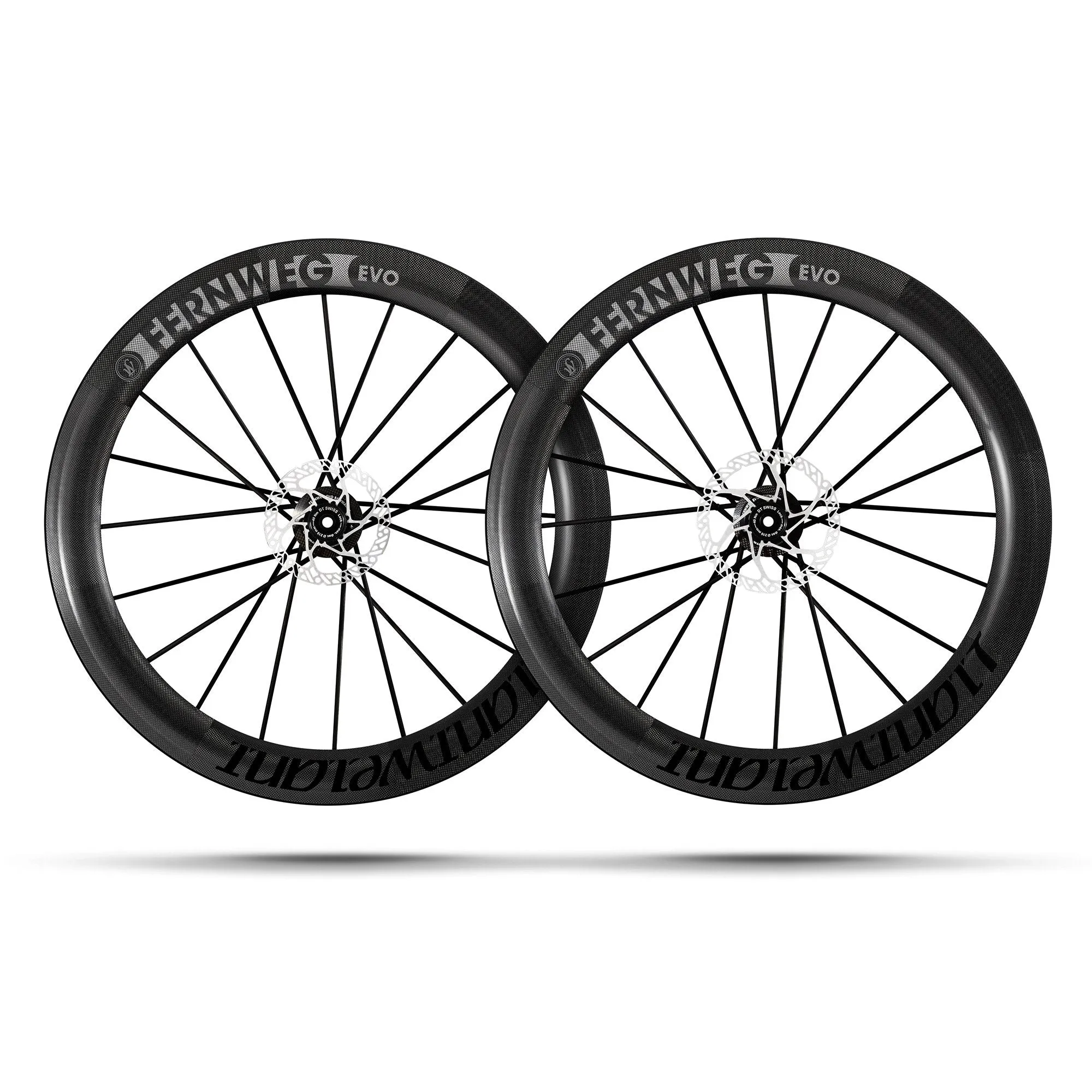 Lightweight Fernweg 63 EVO Disc Black Tubeless Wheelset